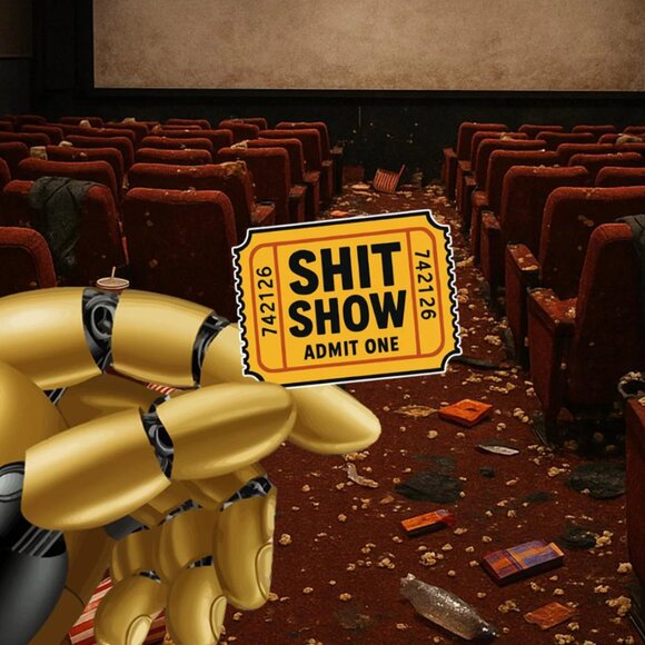 Shit Show Ticket Waterproof Vinyl Sticker [6.32 cm x 5 cm] - Picture 1 of 1